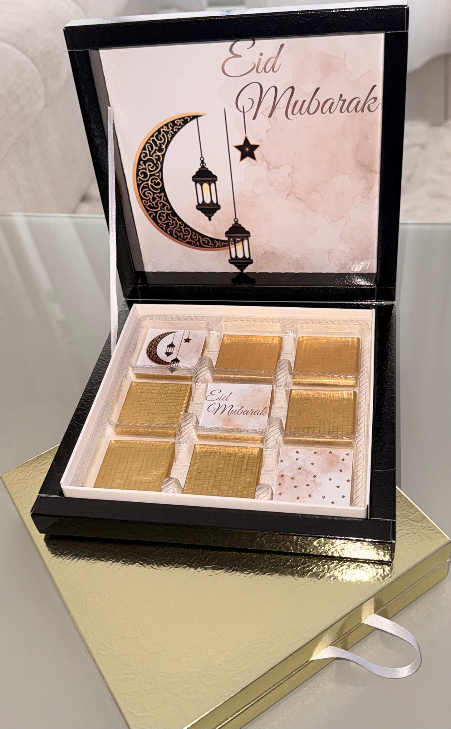 Boîte de chocolats x9 Eid Mubarak
