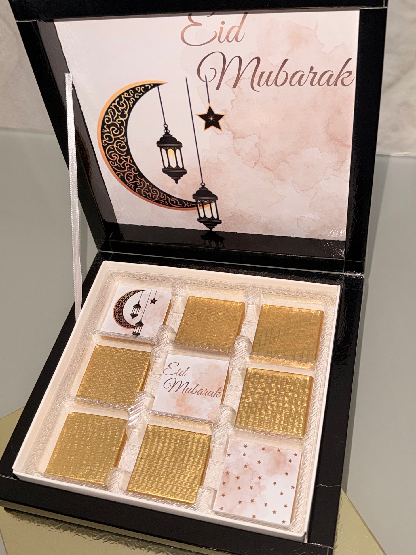 Boîte de chocolats x9 Eid Mubarak