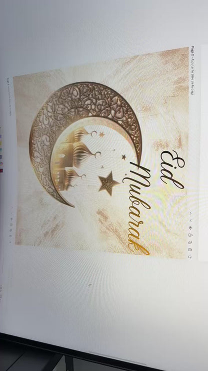 Boîte de chocolats x16 Eid Mubarak